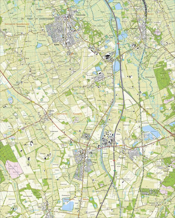 Digitaal - Bestel deze kaart digitaal als JPEG of EPS bestand