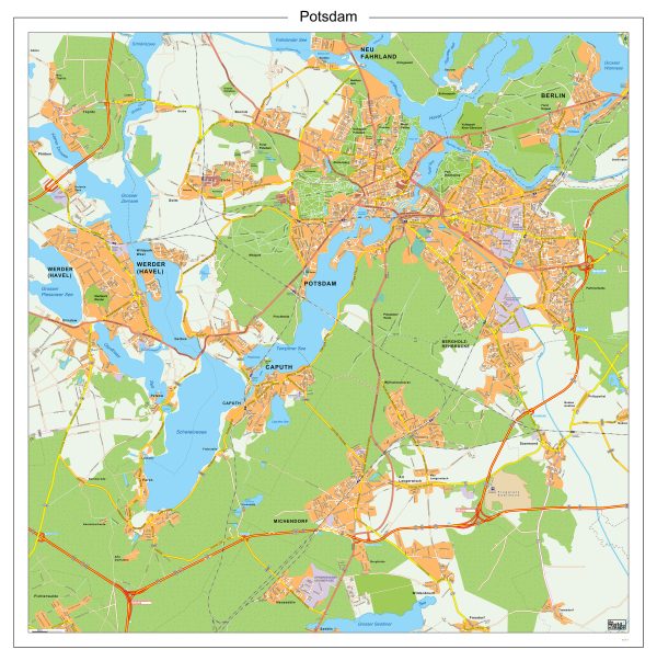 Digitaal - Bestel deze kaart digitaal als JPEG of EPS bestand