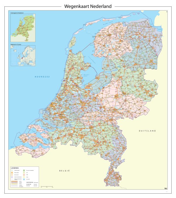 Digitaal - Bestel deze kaart digitaal als JPEG of EPS bestand