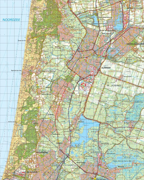 Digitaal - Bestel deze kaart digitaal als JPEG of EPS bestand