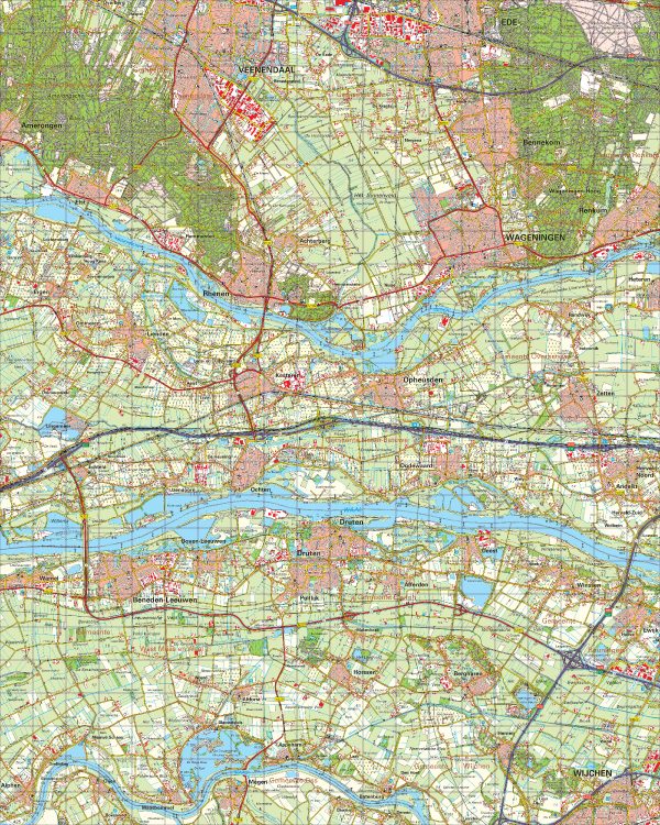 Digitaal - Bestel deze kaart digitaal als JPEG of EPS bestand