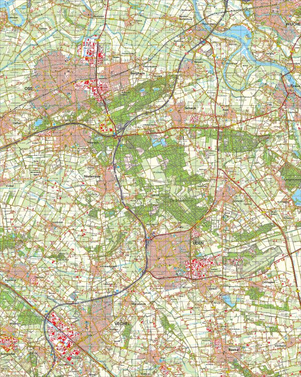 Digitaal - Bestel deze kaart digitaal als JPEG of EPS bestand