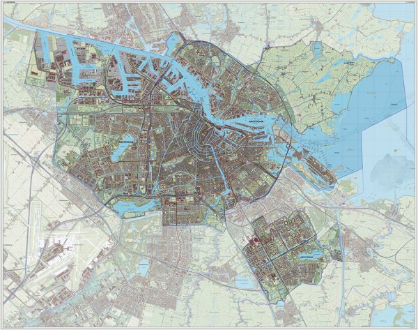 Digitaal - Bestel deze kaart digitaal als JPEG of EPS bestand