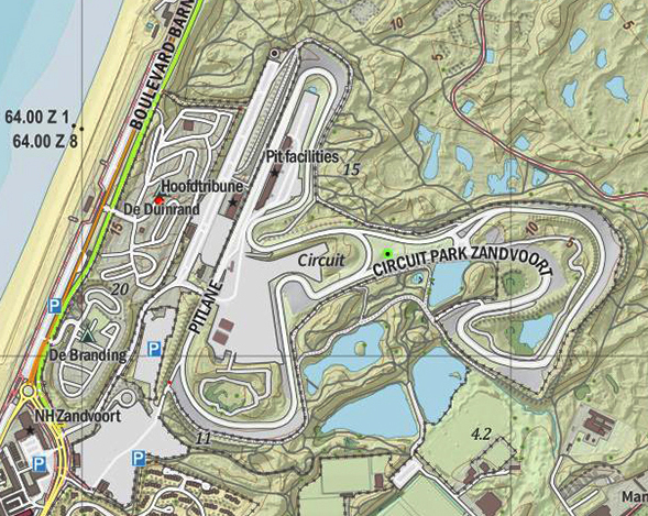 gemeente kaart zandvoort