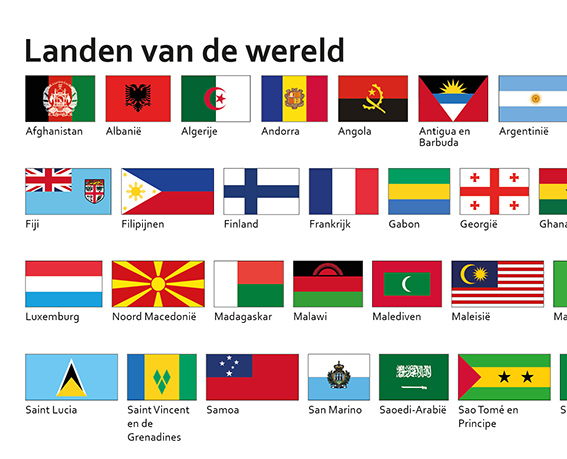 vlaggen van de wereld