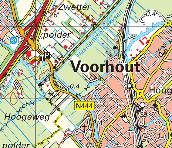 topografische kaarten voorhout