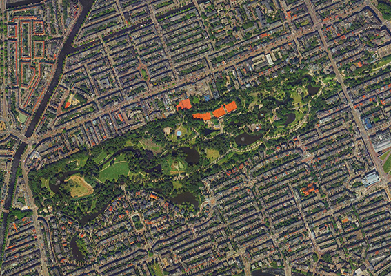 Luchtfoto Vondelpark luchtfoto's vondelpark