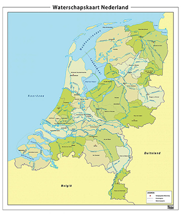 waterschaps nederlandkaart