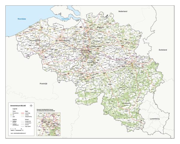 gemeentekaart België